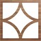 Ekena Millwork Statesman Wood Fretwork Pierced Ceiling Medallion, Walnut, 22"OD x 14 1/8"ID x 1/4"T CMWP22X22X0250STWA - alternate 1